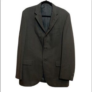 TWEED Wool Blazer Dayton’s Men’s Dark Olive green/Grey sport coat size 44
